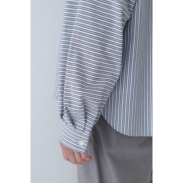 ヒューマンウーマン（human woman）/◆鹿の子ジャージーストライププルオーバー