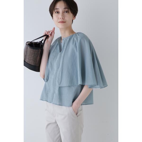 ヒューマンウーマン（human woman）/◆インドコットンケープブラウスの通販は 9,656円