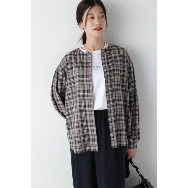 ヒューマンウーマン（human woman）/◆オリジナルチェックシャツブラウス
