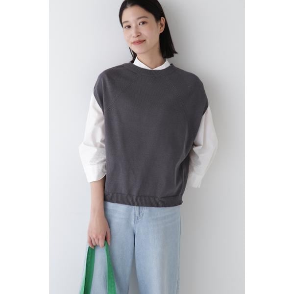 中古】未使用品 マイカ＆ディール 25AW サテンプリント イージー