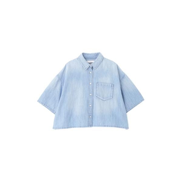 ヒューマンウーマン（human woman）/◇Healthy DENIM クロップド半袖