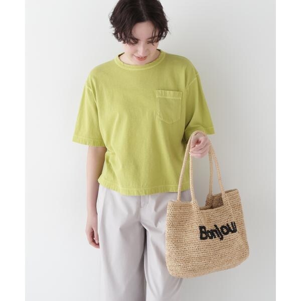 ヒューマンウーマン（human woman）/◆ラフィ天竺製品染めＴシャツ
