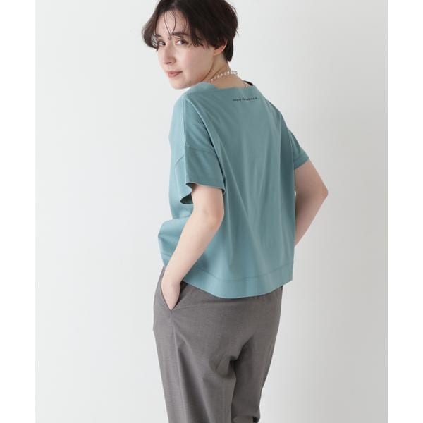 ヒューマンウーマン（human woman）/◆【汗ジミ軽減】バック刺繍ロゴプルオーバー