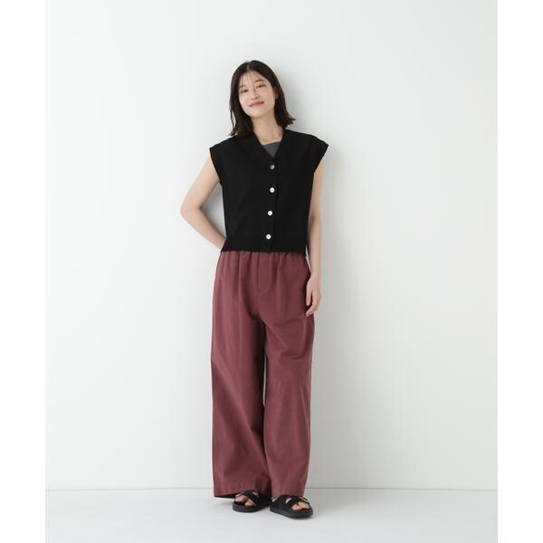 ヒューマンウーマン（human woman）/◆綿ナイロン鹿の子ジレ