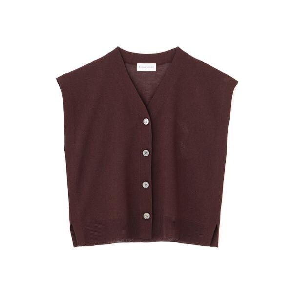 ヒューマンウーマン（human woman）/◆綿ナイロン鹿の子ジレ