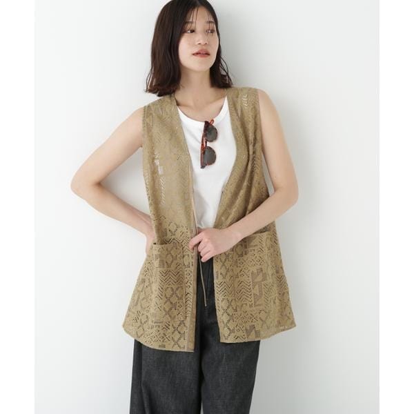 ヒューマンウーマン（human woman）/◆ジオメトリックレースジレ