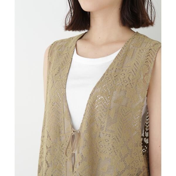 ヒューマンウーマン（human woman）/◆ジオメトリックレースジレ