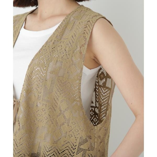 ヒューマンウーマン（human woman）/◆ジオメトリックレースジレ