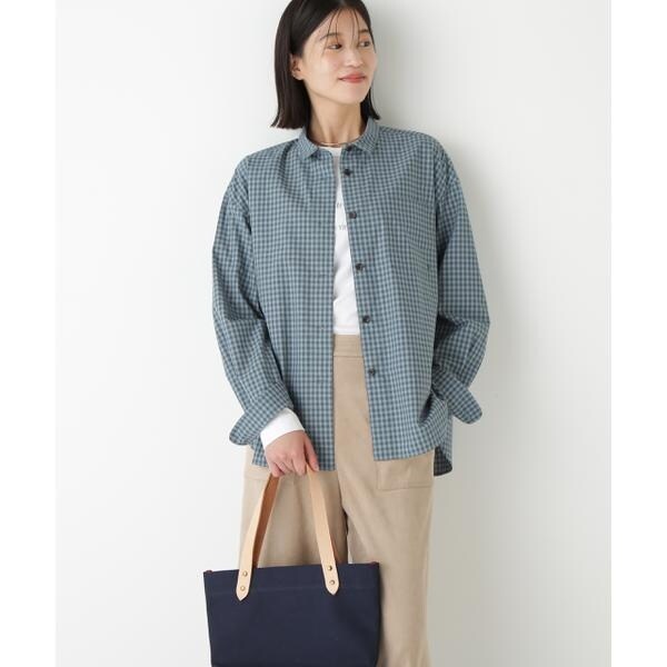ヒューマンウーマン（human woman）/◆オンブレーチェックオーバーシャツ