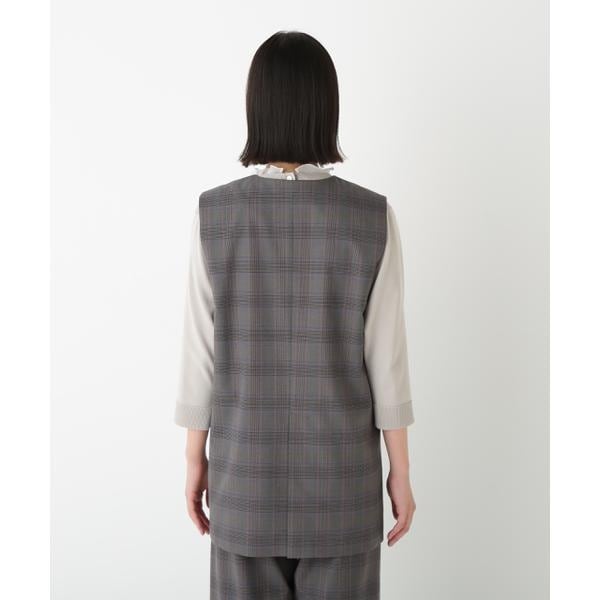 ヒューマンウーマン（human woman）/◆強撚シャークスキンノーカラージレ