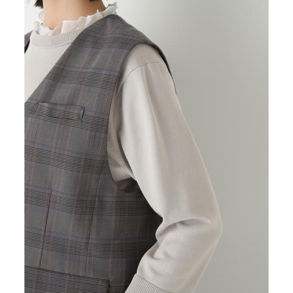 ヒューマンウーマン（human woman）/◆強撚シャークスキンノーカラージレ