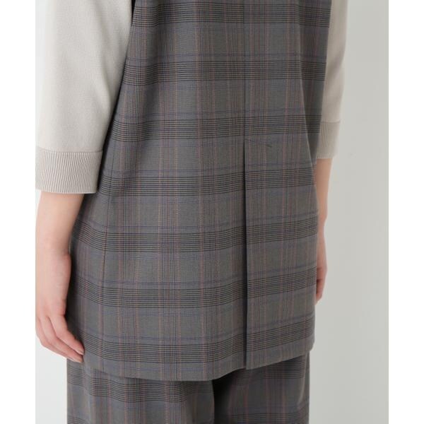 ヒューマンウーマン（human woman）/◆強撚シャークスキンノーカラージレ