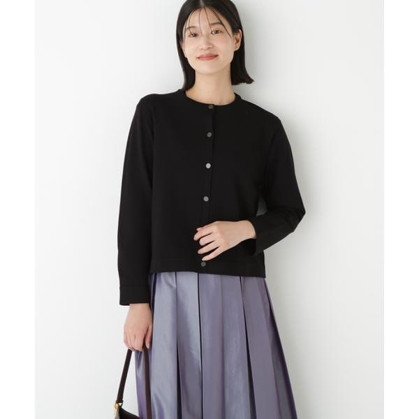 ヒューマンウーマン（human woman）/◆レーヨン混ハイゲージクルーネックカーディガン