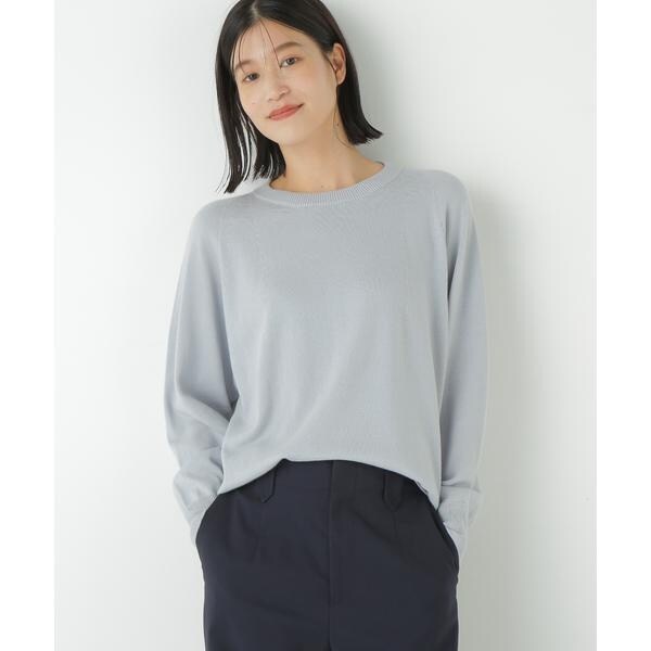 ヒューマンウーマン（human woman）/◆コットンミックスドルマンプルオーバー