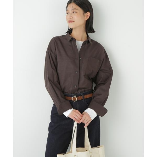 ヒューマンウーマン（human woman）/◆ギンガムチェックオーバーシャツ