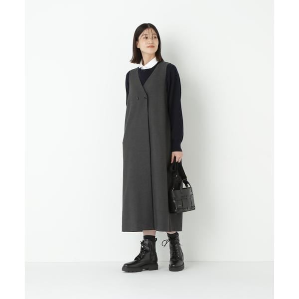 ヒューマンウーマン（human woman）/◆ＴＲストレッチＶネックジャンスカ