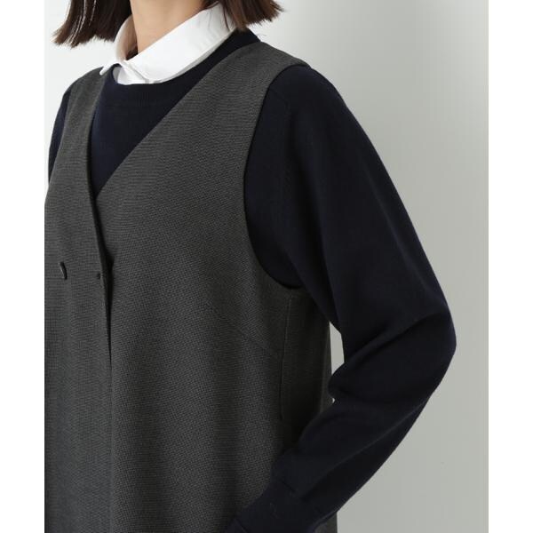 ヒューマンウーマン（human woman）/◇TRストレッチVネックジャンスカ