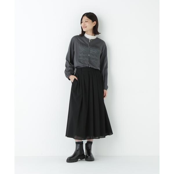 ヒューマンウーマン（human woman）/ＴＲ強撚トロタックフレア_4