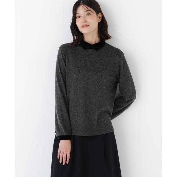 ヒューマンウーマン（human woman）/◆ベロアドッキングプルオーバー