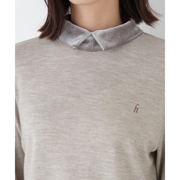 ヒューマンウーマン（human woman）/◆ベロアドッキングプルオーバー