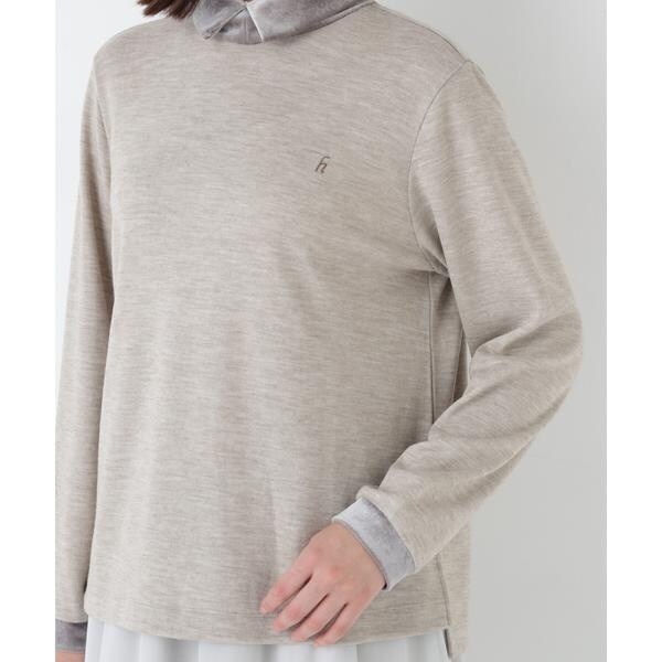 ヒューマンウーマン（human woman）/◆ベロアドッキングプルオーバー