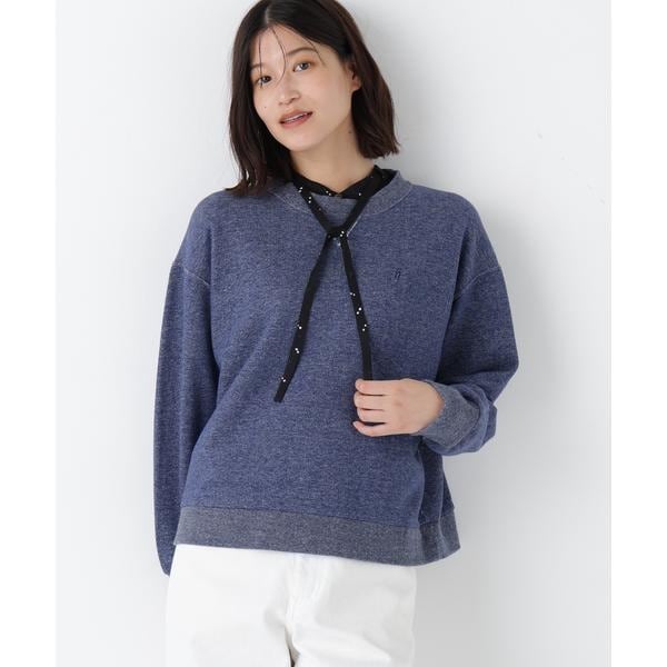 ヒューマンウーマン（human woman）/◆ロゴ刺繍カラースウェット