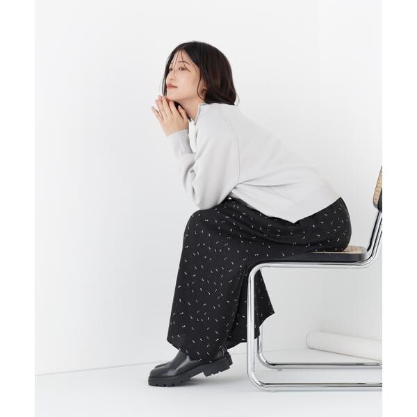 ヒューマンウーマン（human woman）/◆《ウォッシャブル》変形ドットタックギャザースカート_13
