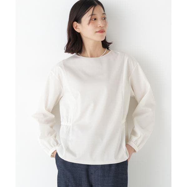 ヒューマンウーマン（human woman）/◆《ウォッシャブル》ドッキングドロストカットソー