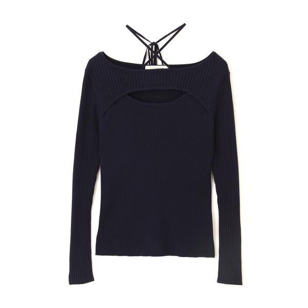 ピンキー＆ダイアン（PINKY&DIANNE）/◇ミックスリブカットアウトプル