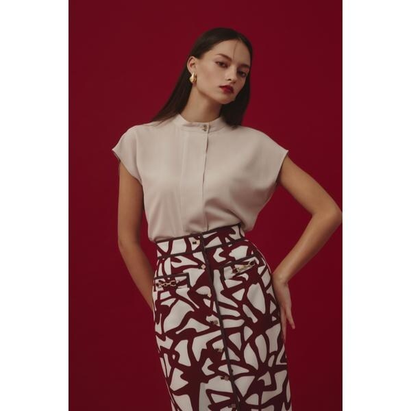 ピンキー&ダイアン(PINKY&DIANNE)/◆スタンドカラーブラウスの通販は