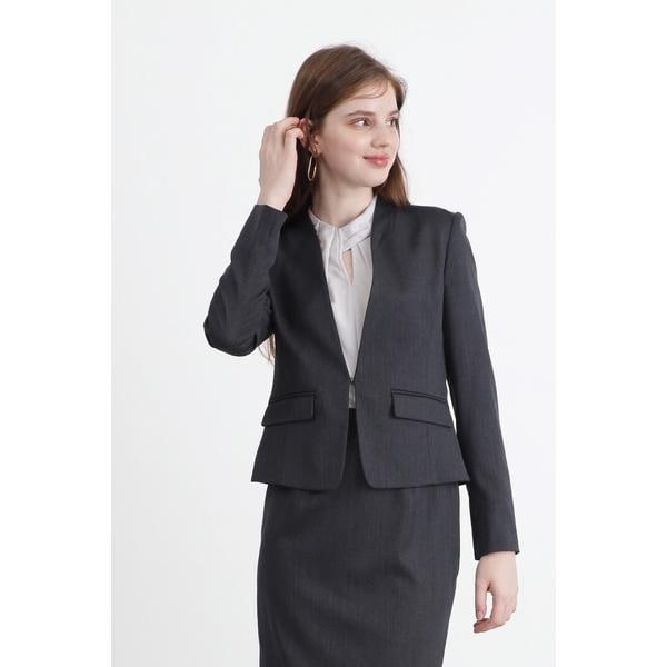 【U LAN】Visen Two Way Patch Pigment Jacket U LAN】Visen Two Way Patch Pigment Jacket Vender-22-08-18