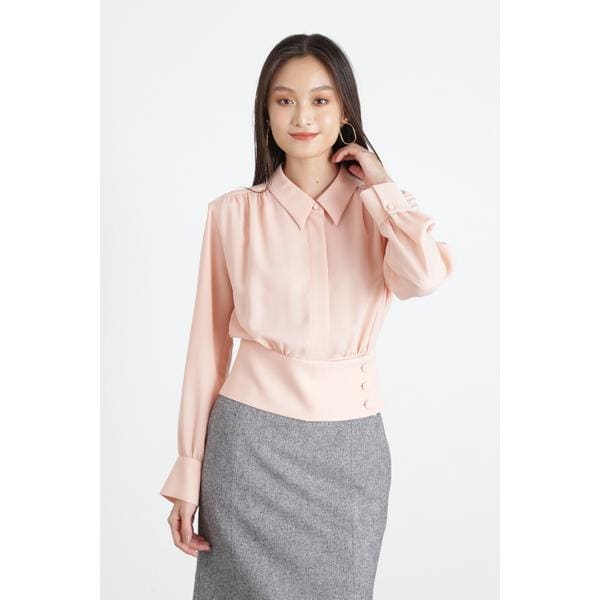 ピンキー＆ダイアン（PINKY&DIANNE）/◆シャツカラーブラウジングブラウス