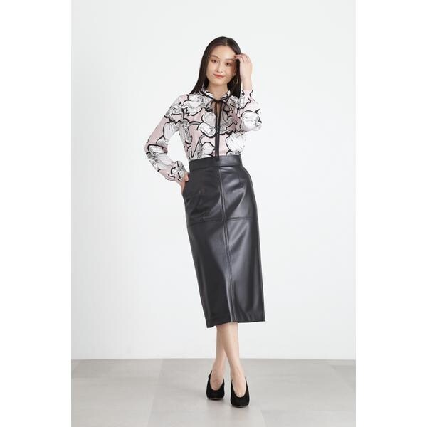 ピンキー＆ダイアン（PINKY&DIANNE）/◇アブストラクトリーフプリント