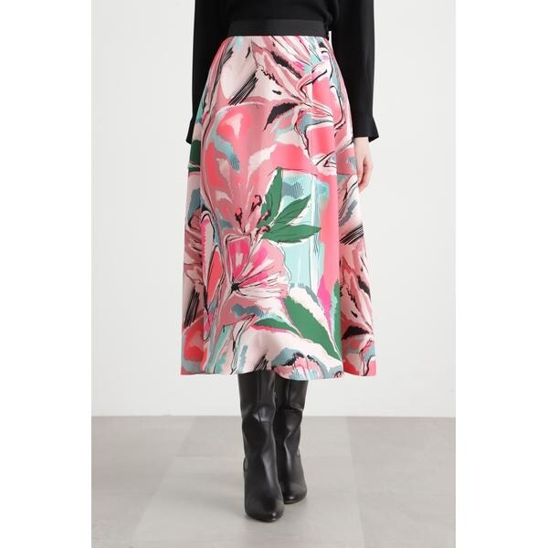 ピンキー&ダイアン ミックスツイードパイピングスカート セール