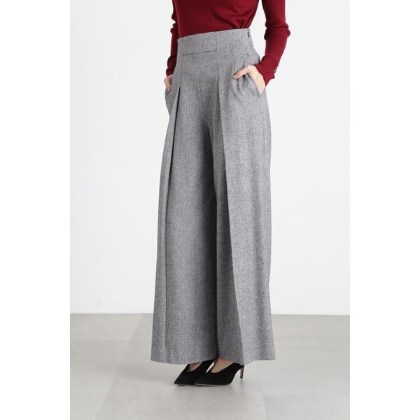 ピンキー＆ダイアン（PINKY&DIANNE）/へリンボーンタックワイドパンツ