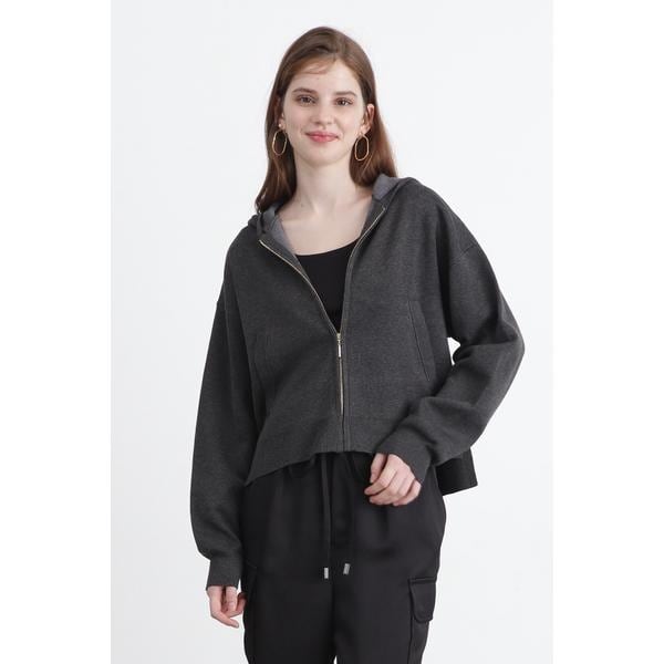 ピンキー＆ダイアン（PINKY&DIANNE）/ニットダンボールパーカー