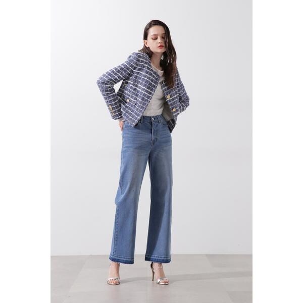 ピンキー＆ダイアン（PINKY&DIANNE）/◇スクエアーネックツイード