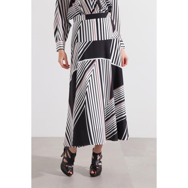 ピンキー＆ダイアン（PINKY&DIANNE）/◆トライアングルボーダープリントスカート