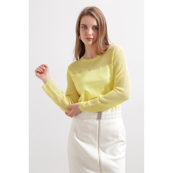 ピンキー＆ダイアン（PINKY&DIANNE）/◆シアーコンビニットプルオーバー