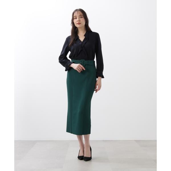 ピンキー＆ダイアン（PINKY&DIANNE）/◇ベルト付き総針ニットタイト