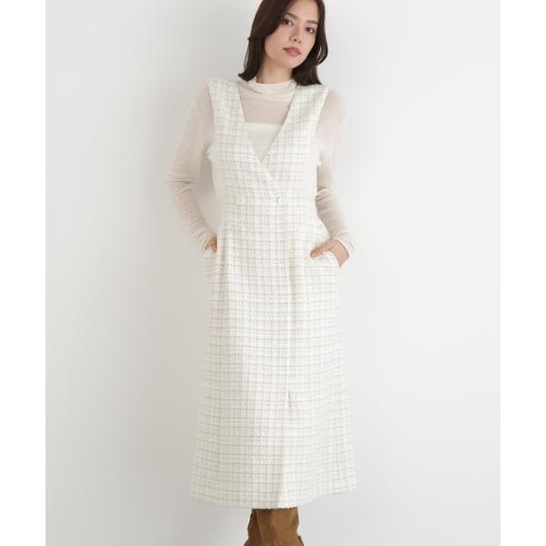 ピンキー＆ダイアン（PINKY&DIANNE）/◆ループツイードジャンバースカート