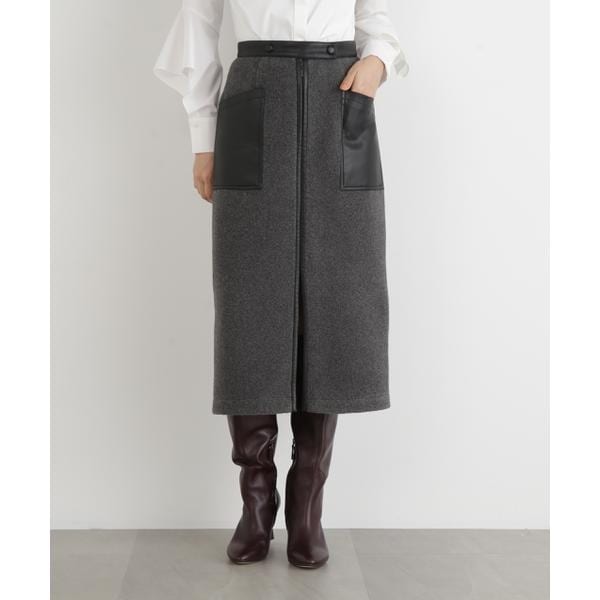 ピンキー＆ダイアン（PINKY&DIANNE）/◆ウールレットジップスカート