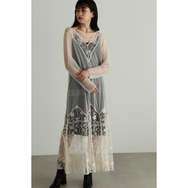 ジル スチュアート（JILL STUART）/チュールエンブロイダリーワンピースの通販は