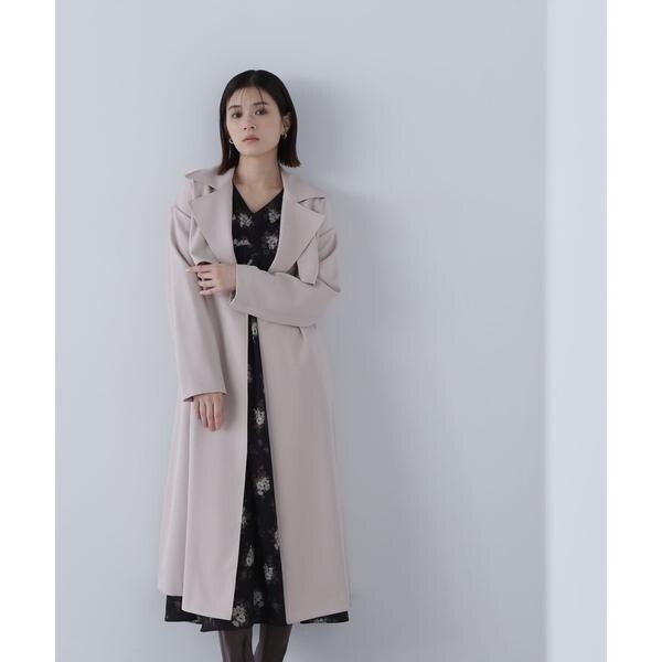 ナチュラルビューティーベーシック（NATURAL BEAUTY BASIC）/＜パウダリーツイルシリーズ＞ベルテッドコート　24SSの通販は