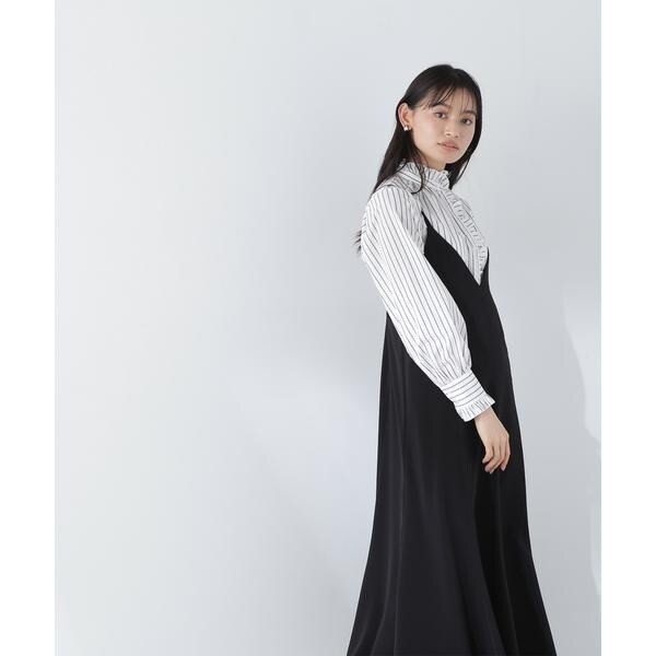 ナチュラルビューティーベーシック（NATURAL BEAUTY BASIC）/Vネックキャミワンピースの通販は