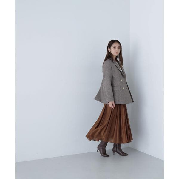 ナチュラルビューティーベーシック（NATURAL BEAUTY BASIC）/シャイニーボリュームフレアスカートの通販は