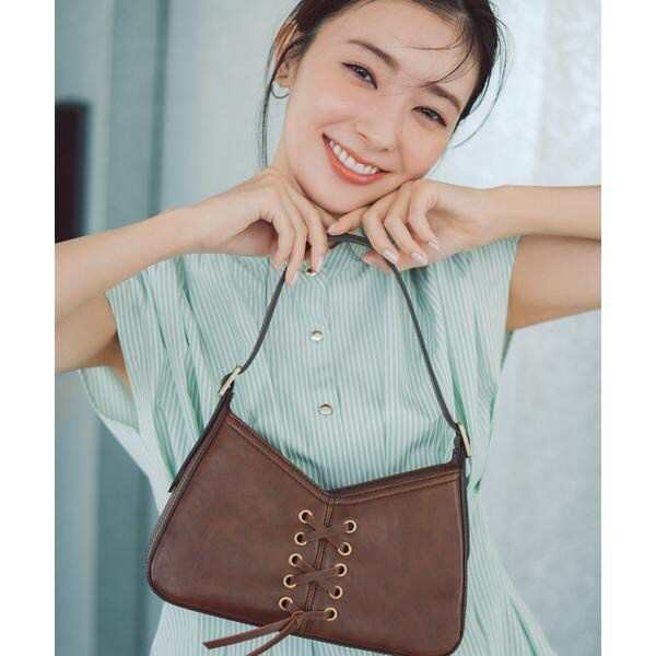 ナチュラルビューティーベーシック（NATURAL BEAUTY BASIC）/レースアップセミショルダーバッグの通販は