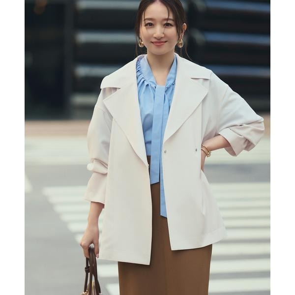 ナチュラルビューティーベーシック（NATURAL BEAUTY BASIC）/ライトスプリングコートシリーズ ミドル丈トレンチコート