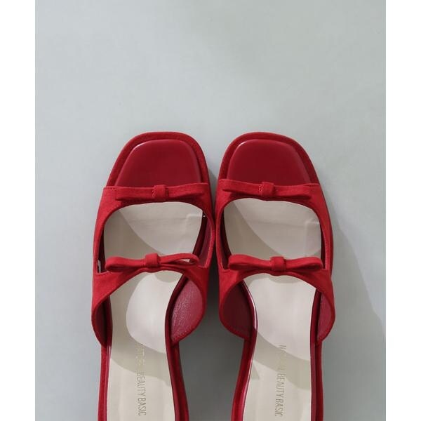 ナチュラルビューティーベーシック（NATURAL BEAUTY BASIC）/ダブルリボンミュール