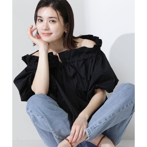 ナチュラルビューティーベーシック（NATURAL BEAUTY BASIC）/2wayリボンボウブラウス